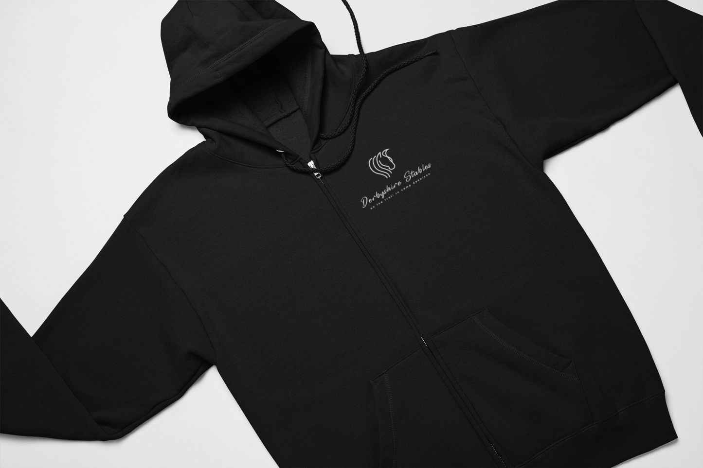 Black Zip-up Hoodie